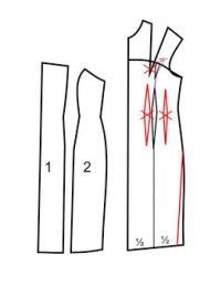Как да шият рокля с дълъг свои ръце