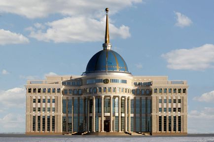 Acorda - резиденция на президента на Република Казахстан - на официалния сайт на президента на Република