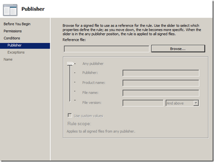 AppLocker в Windows 7 (Компютърна конфигурация & GT; политики и GT) AppLocker В Windows 7