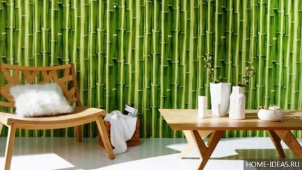 Бамбук в интериора (19 снимки), как да се използва бамбук в дизайна на апартамента