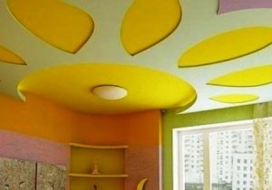 Как да нарисува тавана от гипсокартон