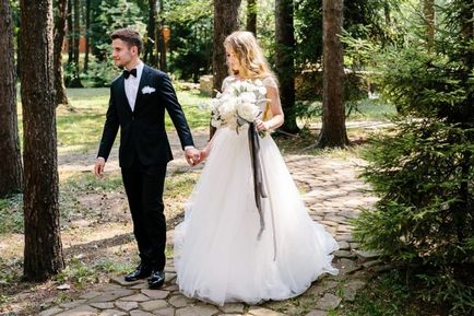 Черно-бели класически сватба Дмитрий и Кристина