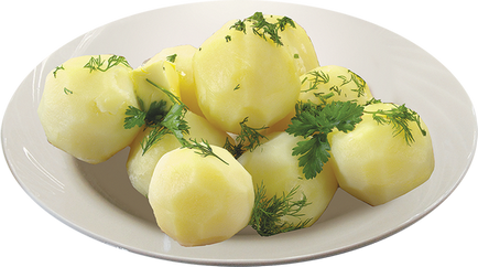 Какво става, ако картофите добавят варени, така че той става особено вкусно