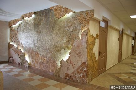 Декоративна мазилка в интериора на апартаментите (20 снимки), как да се използват декоративни мазилки (декоративни мазилки) Декоративна мазилка в интериора на апартаментите (20 снимки), как да се използват декоративни мазилки
