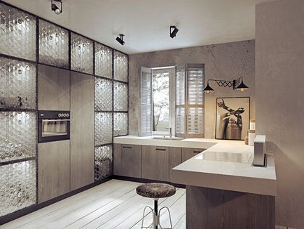 Декоративна мазилка в модерен или класически интериор на хол, кухня, спалня и баня
