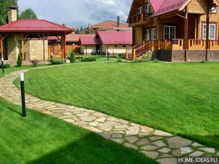 Косене на трева в страната със собствените си ръце (вила) Косене на трева в страната със собствените си ръце