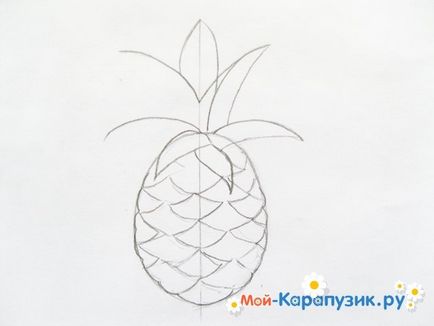 Как да се направи етапи молив ананас (ананас) Как да се направи етапи молив ананас