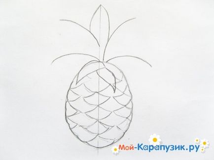 Как да се направи етапи молив ананас