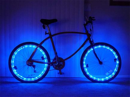 Как да си направим LED осветление велосипедно колело с ръце