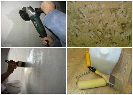 Как да се премахне старата блажна боя по стените