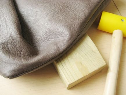 Как да шият кожена чанта с ръцете си у дома