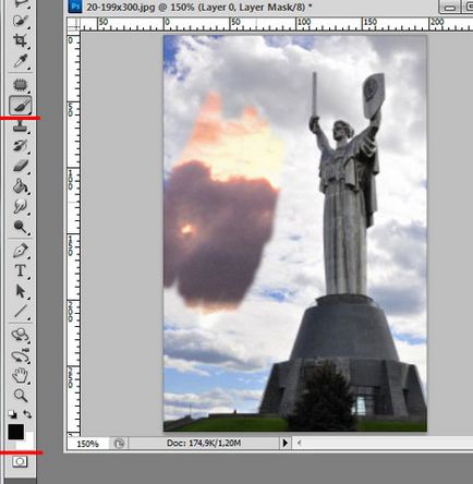 Как да поставите различен произход Photoshop (снимка) Как да поставите различен произход Photoshop