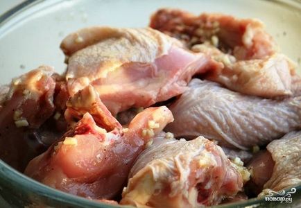 Пиле в провансалски - стъпка по стъпка рецепта със снимки на