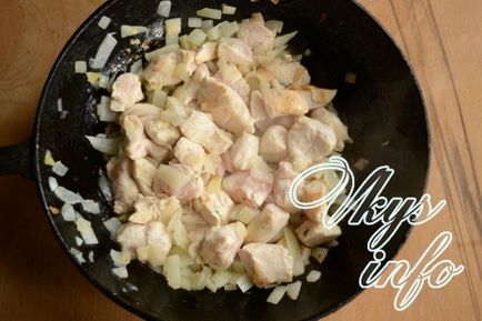 Пиле в сметанов сос в тенджера рецепта със снимка