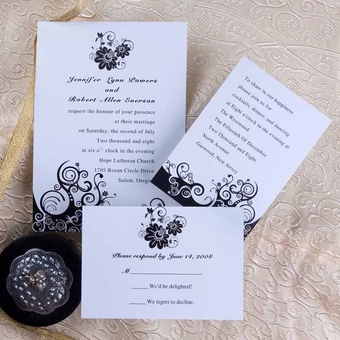 Разпределение покана за гостите на сватбата, сватбени покани