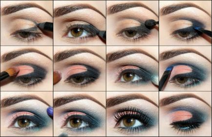 Грим Smokey Eyes за кафяви очи картина, инструкции стъпка по стъпка