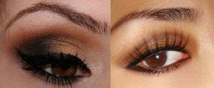 Грим Smokey Eyes за кафяви очи картина, инструкции стъпка по стъпка