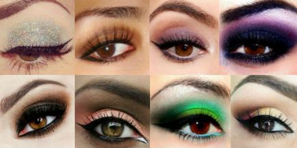 Грим Smokey Eyes за кафяви очи картина, инструкции стъпка по стъпка