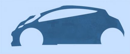 Автомобилът на бъдещето - чертеж (цвят) Автомобилът на бъдещето - рисунка