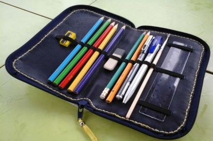 Майсторски клас, как да се направи кутия за моливи за училище с ръцете си (да се направи) Майсторски клас, как да се направи кутия за моливи за училище с ръцете си