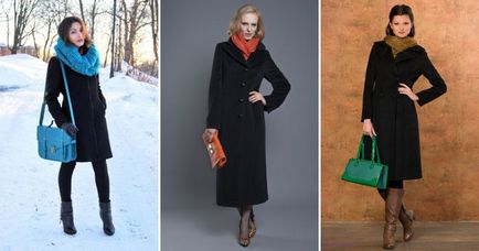 Модерни женски черно палто - дълги и къси, класически и oversayz, с качулка и без
