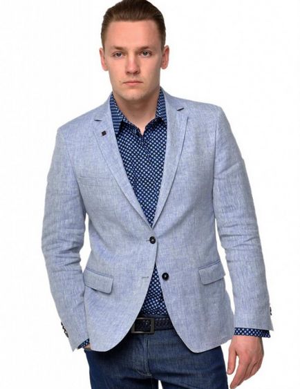 Мъжко яке сиво, пъстро, бяло или синьо, велур или кадифе да се носят с блейзер