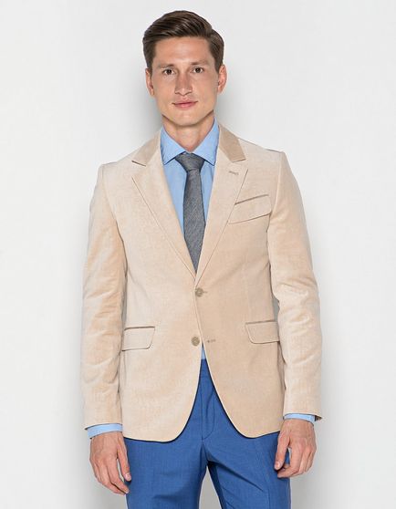 Мъжко яке сиво, пъстро, бяло или синьо, велур или кадифе да се носят с блейзер