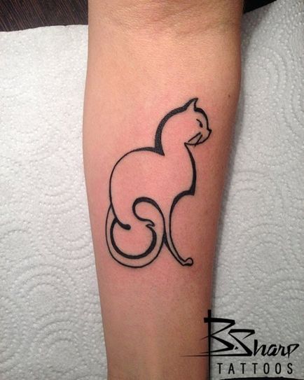 котката Настоящото стойност татуировка (котка) Истинското значение на татуировка котка