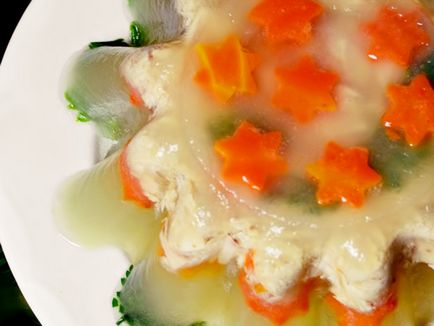 Прозрачен желе - Пиле желирано рецепти със снимки, прекрасен готвач