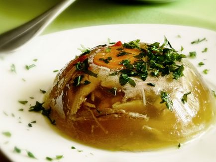 Прозрачен желе - Пиле желирано рецепти със снимки, прекрасен готвач