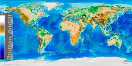Релефът на земната повърхност или топографски релеф