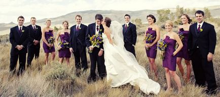 сватба на открито - идеи и пример за фотосесия на сватба, снимки