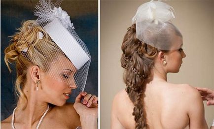Сватбена прическа с опции воал тъкане и оформяне на косата, фото и видео