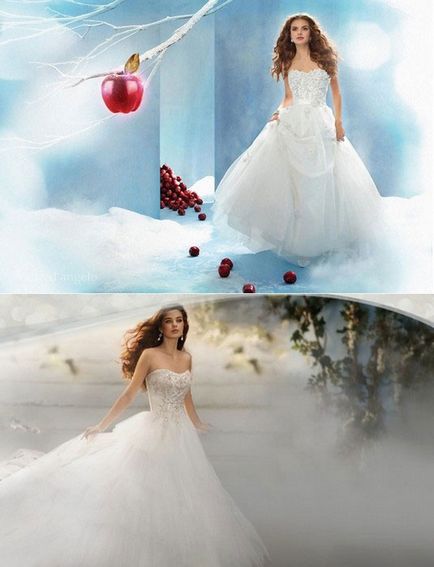 Сватбени рокли в стила на принцесите на Дисни
