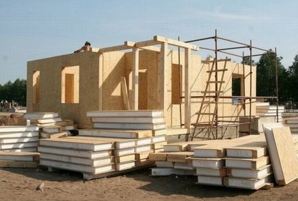 Строителство технология на канадски къщи, изграждане на портал