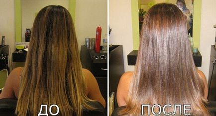 Тонизираща косата след боядисване (снимка)