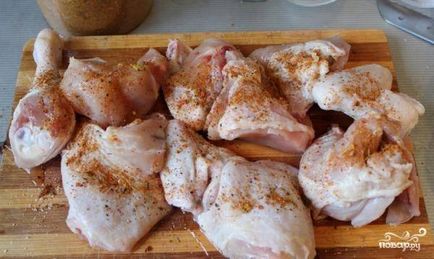 Запържете пиле със сос - стъпка по стъпка рецепта със снимки на