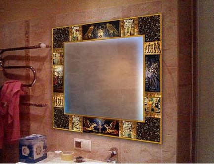 Създаване огледало в прегледа на баня от 3 прости методи за монтаж
