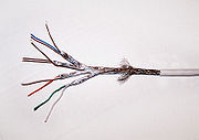 Twisted Pair (мрежов кабел) (фолиран усукана двойка) Twisted Pair (мрежов кабел)