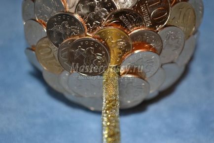 Golden Tree на монети майсторски клас със стъпка по стъпка снимки