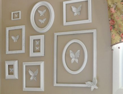 Пеперуди на стената снимка, шаблон