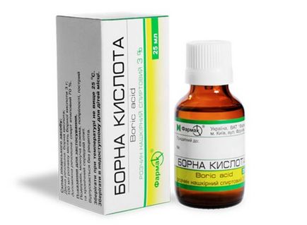 Борна алкохол (борна алкохол. Инструкции за употреба) борна алкохол