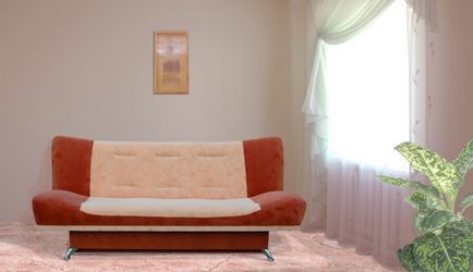 Диванът в спалнята - Фото интериорен дизайн