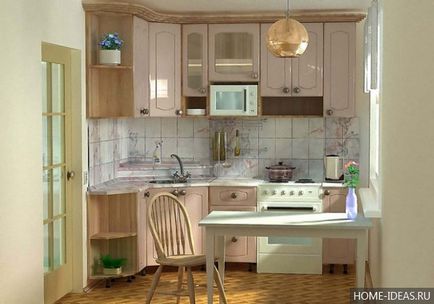 Проектиране на малка кухня (22 снимки), как да се украсяват интериора на малка кухня