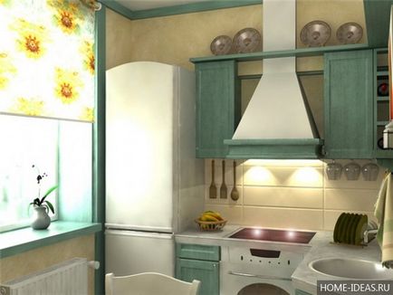 Проектиране на малка кухня (22 снимки), как да се украсяват интериора на малка кухня