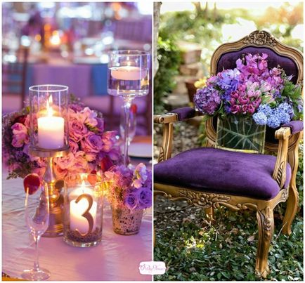 Purple сватба как всичко правилно изготви