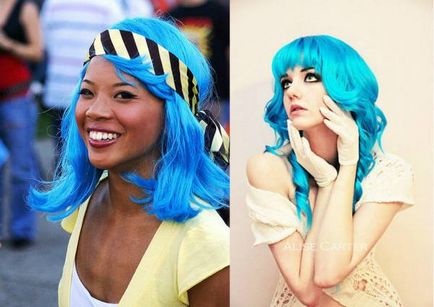 Blue коса - изключителна романтика обратно в модата (цвят на косата в синьо) Blue коса - изключителна романтика отново е на мода