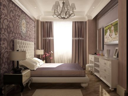 Дизайн Идеи интериор малка спалня, модерен дизайн на стаята