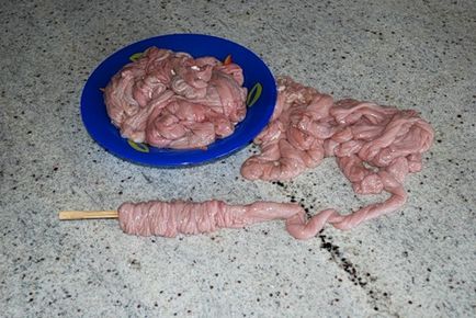 Как да се чисти дебелото черво за домашно приготвени колбаси