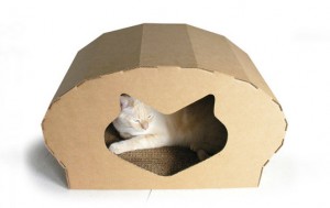 Как да си направим къща за котката от кутията - евтини и весели, градски котки